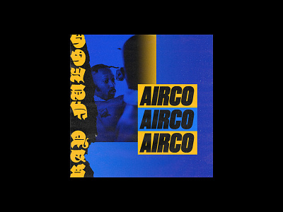 Airco album art cover cover art graphic design hiphop music punk single typography