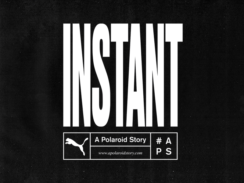PUMA x A Polaroid Story a polaroid story graphic print puma tote bag typography