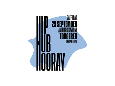 Hip Hub Hooray branding design festival graphic design hiphop identity lettering logo music typography