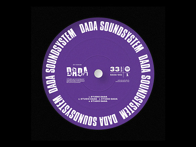 DADA SOUNDSYSTEM branding cover art disco electro hiphop identity music playlist punk spotify typography
