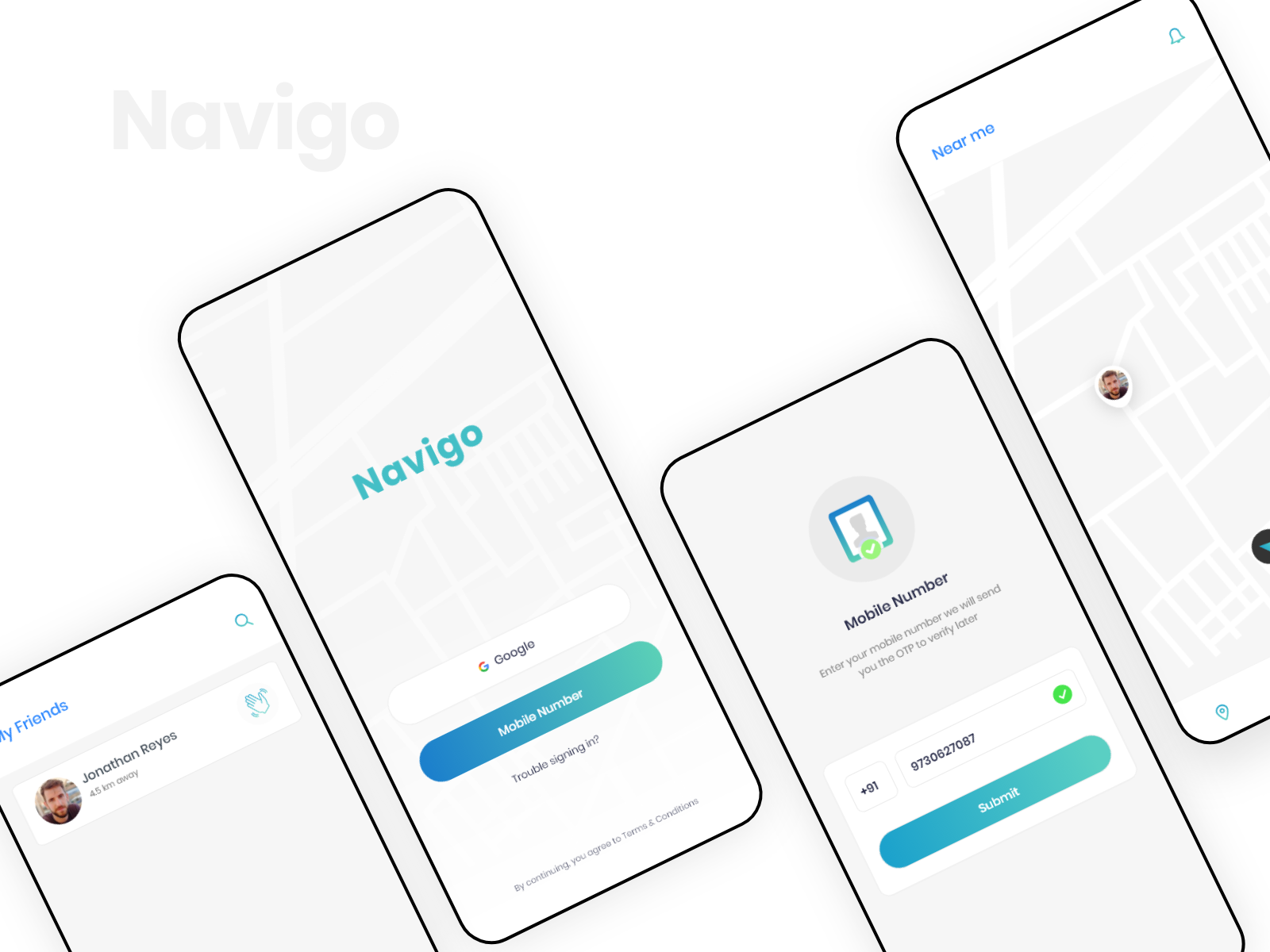Navigo Friends Finder App by Vijay Elumalai on Dribbble