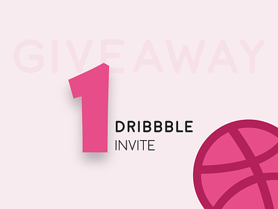 1 Dribbble Invite dribbble invites invites giveaway