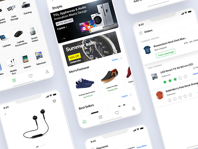 Shopie e-commerce #3 e commerce e commerce app e commerce design ui