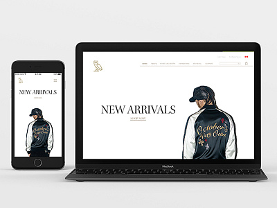 OVO Store Redesign clothing ecommerce store web