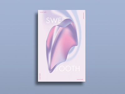 Sweet Tooth adobe design graphic design illustrator poster poster a day poster challenge