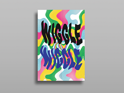 Wiggle Wiggle adobe design graphic design illustrator poster poster a day poster challenge