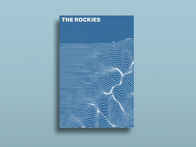 Rocky Mountains adobe design graphic design illustrator photoshop poster poster a day poster challenge