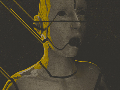 Claustro 3d 4d android art c4d cinema cinema 4d cyborg digital illustration render woman