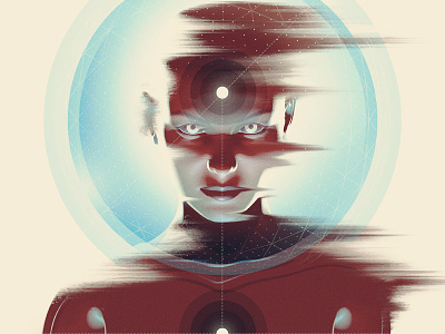 Singular 3d android astronaut c4d cinema 4d cyborg digital illustration photoshop singular singularity space