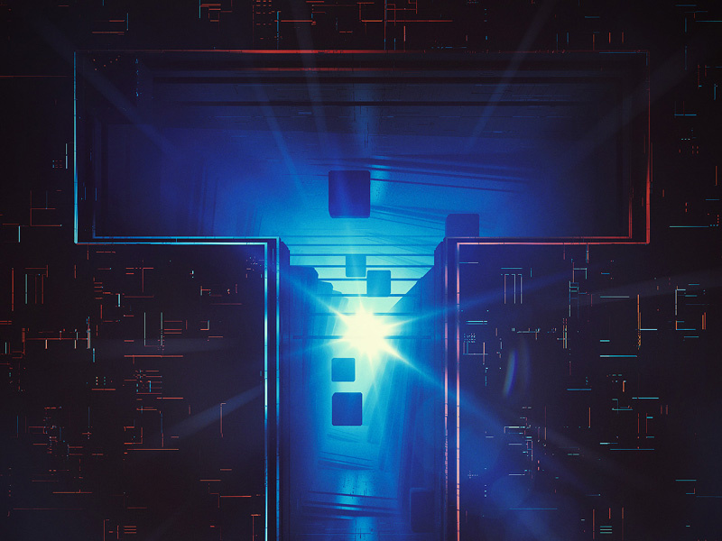 Dock Station T type scifi photoshop illustration digital art concept art concept cinema 4d c4d t