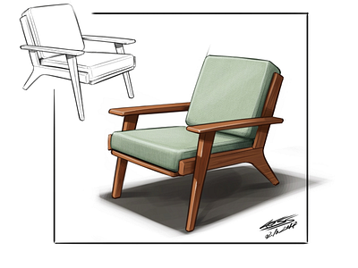Digital furniture sketch sketch furniture chair deco