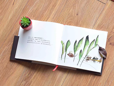 Draw the illustrations book illustration picture