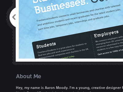 Portfolio v4 - featured work clean contact dark dribbble portfolio send social ui v4 website wip