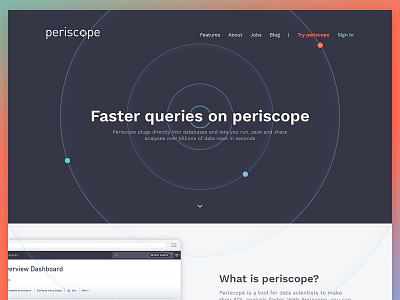 Periscope.io Concept app application clean interface minimal tool ui webapp website