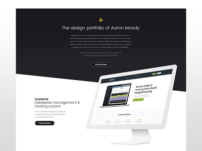 Another one clean design personal portfolio website work