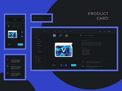 PV CARD interface product site ui web website