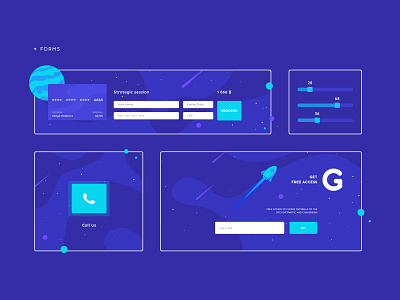 NSH - FORMS animation branding design flat illustration interface landing logo site ui ux web website