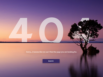 404 error page Daily UI #008 404page dailyui