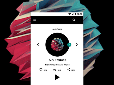 Music Player Daily UI Challange app dailyui009 music