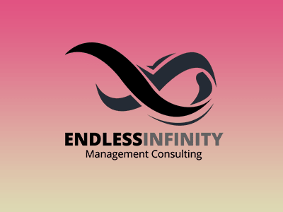 Endless Infinity Symbol Logo Template