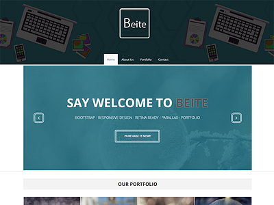 Beite - Free Portfolio Bootstrap Template