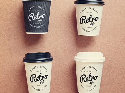 Coffee cups collection mock up Free Psd