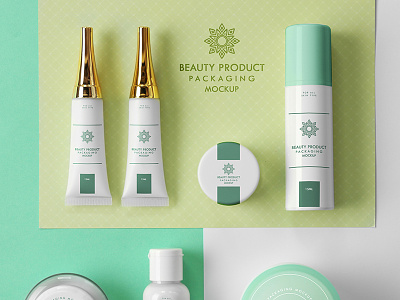Cosmetics mock up design Free Psd beauty brush cosmetics design fashion mock mockup salon template tools up website