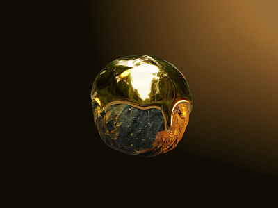 Titan Origins: Gold Ore 3d 3dmodel blender crypto model