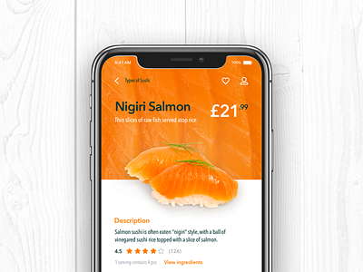 Sushi - Mobile App UI