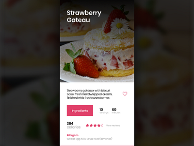 Baking - Mobile App UI Concept