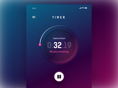 Timer based UI