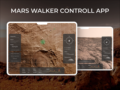 Mars walker control app