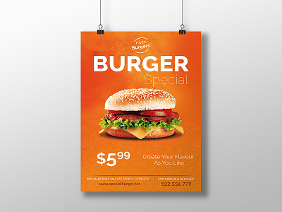 Special Burger Flyer