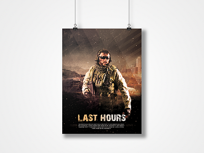 The Last Hours Movie Poster brand flyer free logo media movie war poster print