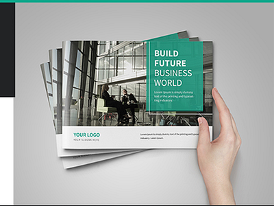 Corporate Business Brochure A5 brand brochure catalogs catalogue clean corporate customisable design free logo print template