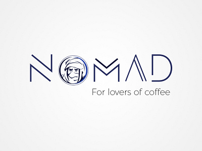 Nomad Logo brand calligraphy creative design free identity illustrator logo mobile print ux