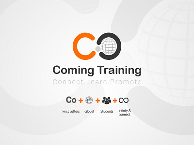 Coming Training Logo brand business creative design education identity illustrator logo training
