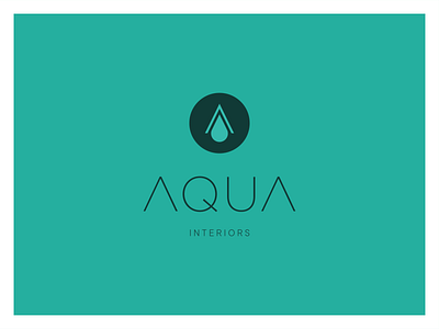 Logo Design for Aqua Interiors brand design brand identity branding identity design interiordesign logo logo design logo design branding logo designer logodesign visual identity