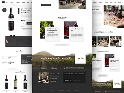 Lavite adobe photoshop design desktop detail ecommerce eshop footer lavite page product shop ui web webdesign wine