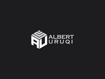 Albert Uruqi Logo a logo architechture architects logo typography