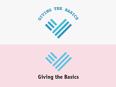Rebrand for Giving the Basics brandidentity givingthebasics rebrand