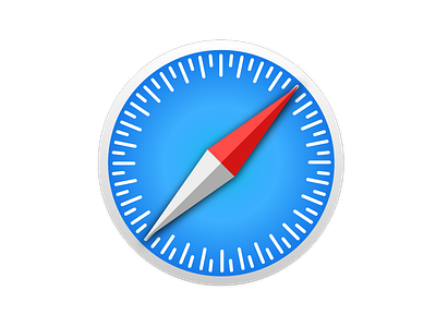 Safari Icon Vector apple browser design icon illustrator practice safari ui vector