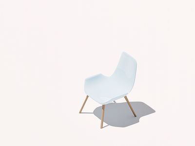 Isometric chair two 3d 3d art b3d blender3d chair cycles cyclesrender design illustration lighting modelling practice