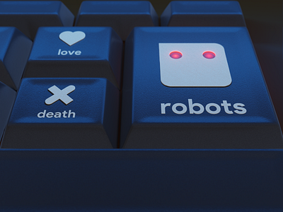 Love Death Robots Reverse 3d blender3d death design love love death robots netflix robots tribute
