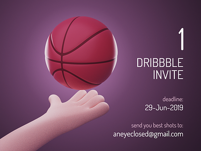 1 Dribbble Invite Giveaway draft dribbble giveaway invitation invite invite giveaway invites