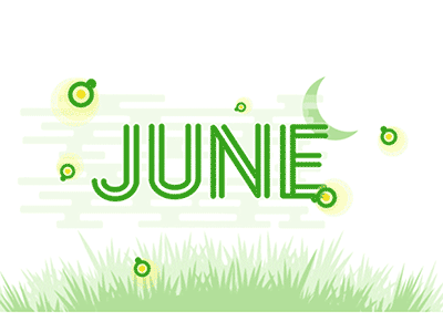 June Newsletter Animation animation calendar environment extremely lame bug humor green june month
