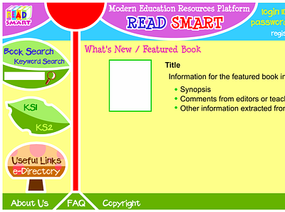 MERP Read Smart Web animation design illustration layout ui web