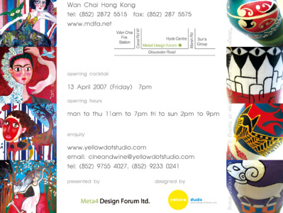 CINE and WINE Exhibition Leaflet design layout pre press