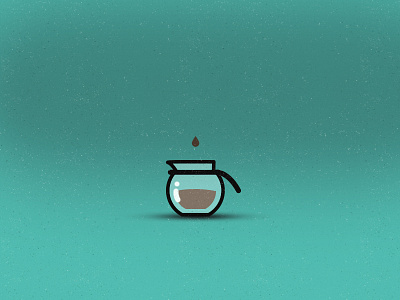 Life Force coffee icon teal