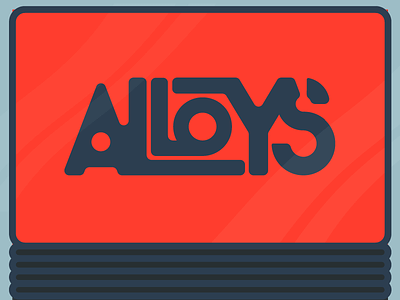 Unused Logomark (Crit Welcome) alloy alloys blue font metal red screen tv typography